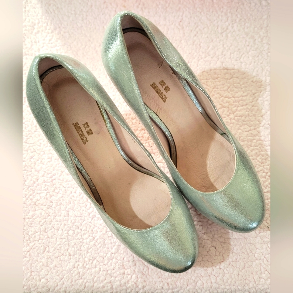 Sparkling Silver Stilleto Heels Shoes
